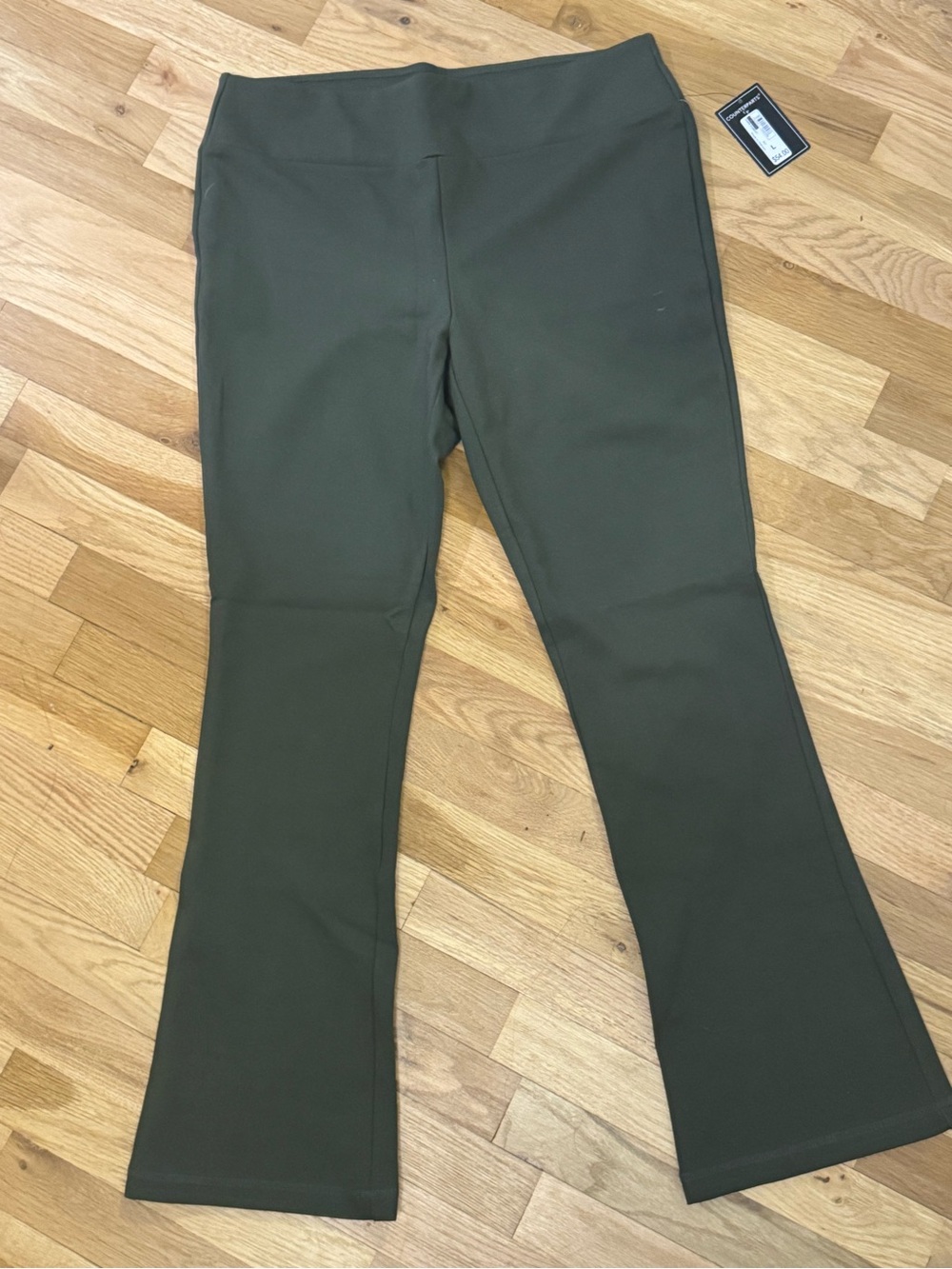 Counterparts flared green pant leggings